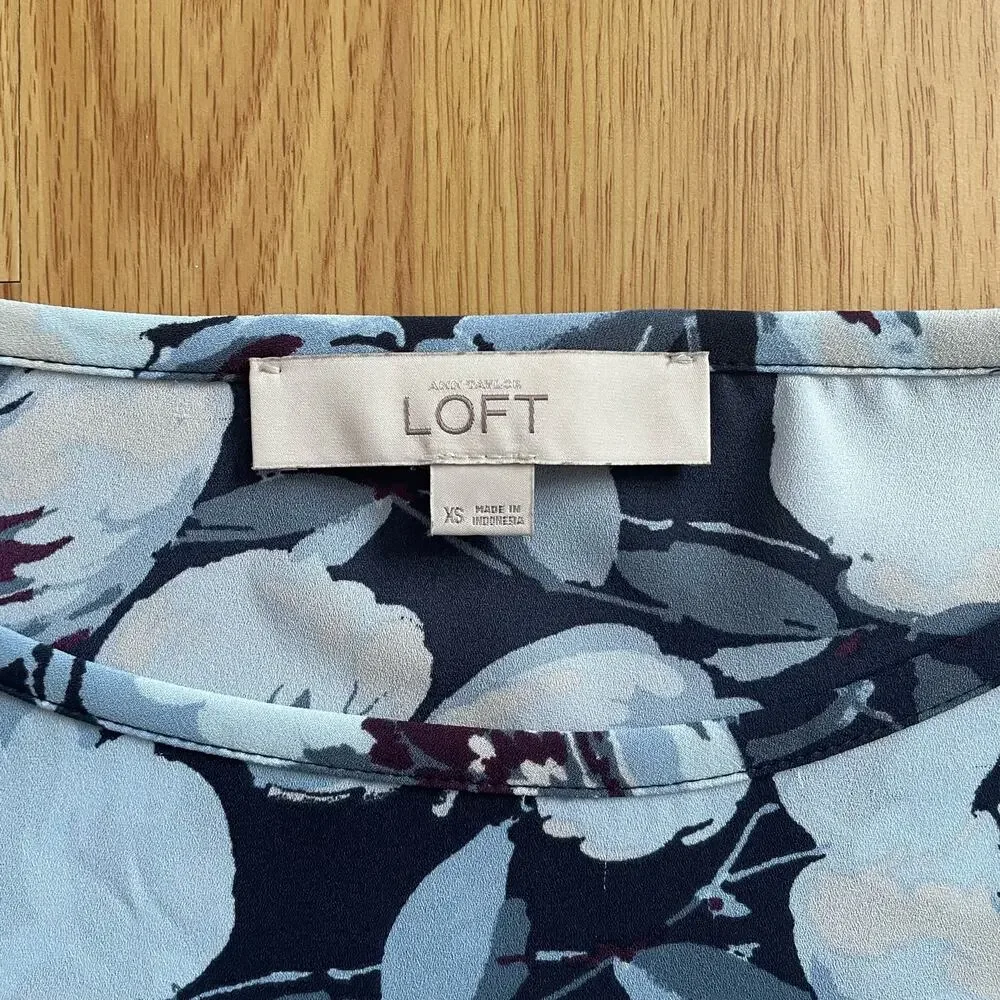 Loft floral blouse